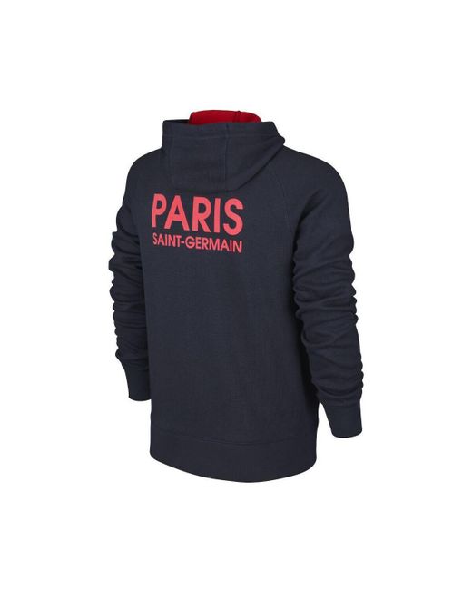 Sweat-shirt PSG AW77 Covert Full Zip Hoody Nike pour homme en coloris Blue