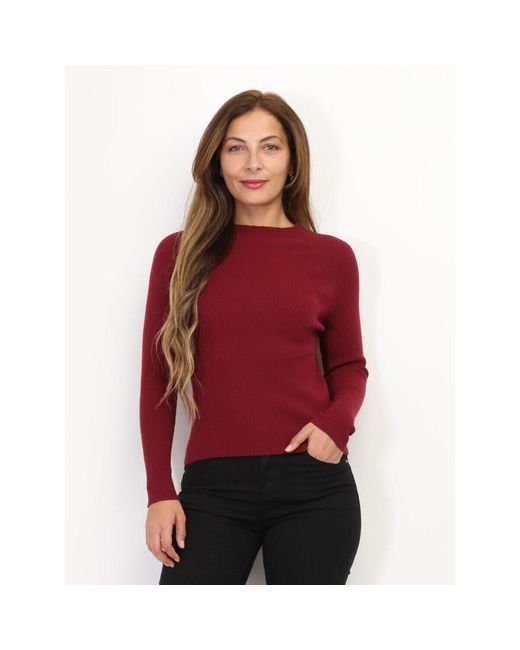 Pull Pulls Pour Femme La Modeuse en coloris Red