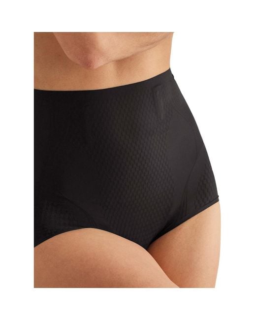 Produits gainants Slip taille haute maintien modelant gainant ESSENTIAL Selmark en coloris Black
