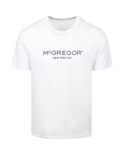 T-shirt Essential T-Shirt Logo Blanche Mcgregor pour homme en coloris White