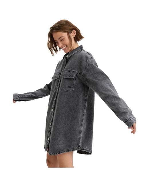 Robe courte Tidal Moon Roxy en coloris Gray