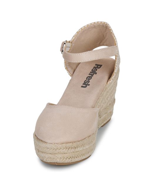 Sandales Compensées 172644 Refresh en coloris Gray