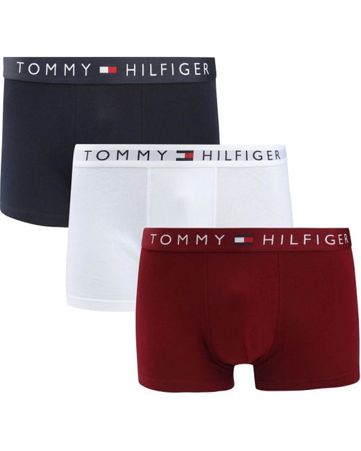 Caleçons Tommy Hilfiger pour homme en coloris Red