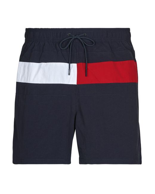 Tommy Hilfiger Badeshorts Medium Drawstring in Blue für Herren
