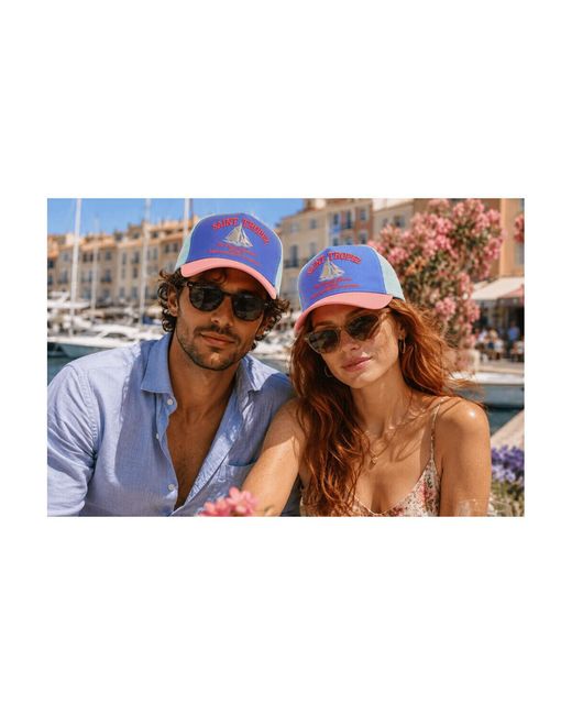 Casquette Casquette Nyls Création pour homme en coloris Blue