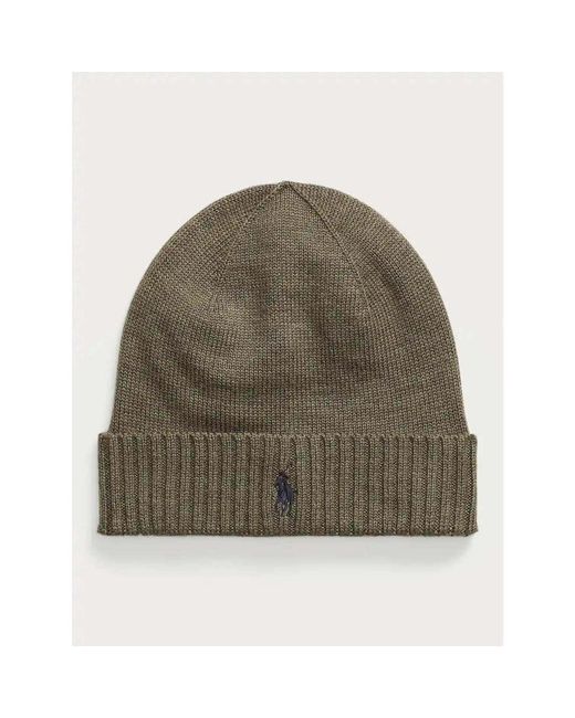 Bonnet Bonnet kaki en laine Ralph Lauren pour homme en coloris Green
