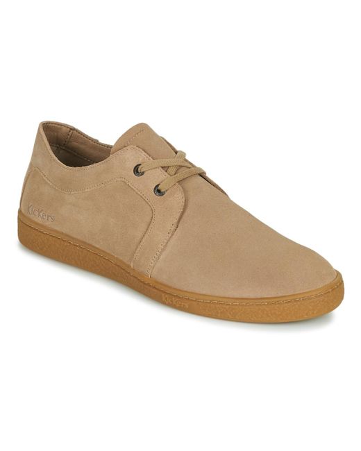 Kickers Nette Schoenen Salhin in het Naturel voor heren - Bespaar 5% - Lyst