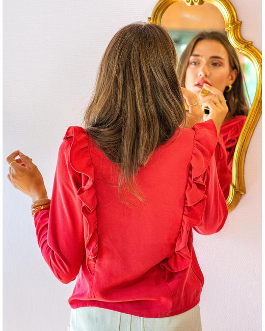 Blouses CARLA Celeste en coloris Pink