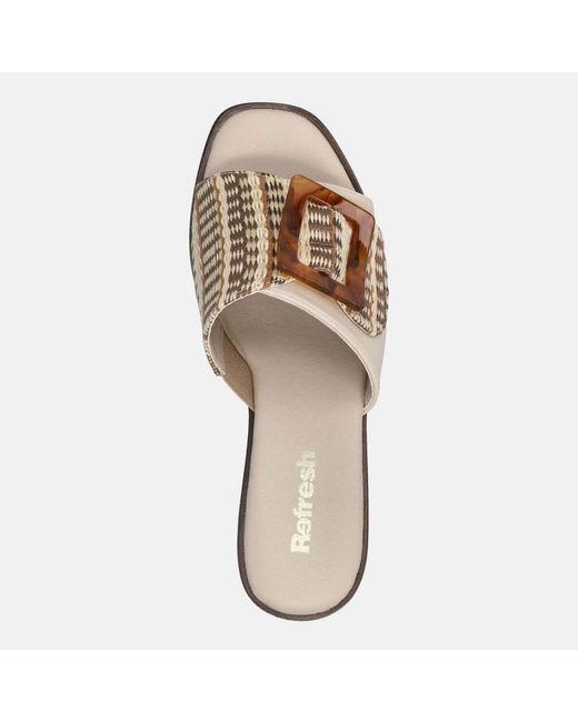 Mules CIABATTE TACCO Refresh en coloris Brown