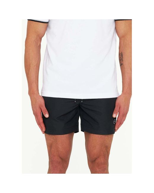 Maillots de bain Short de bain Foundation - noir Marshall Artist pour homme en coloris White