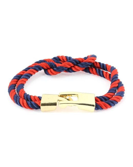 Bracelets Bracelet Noeud marin corde Clj Charles Le Jeune pour homme en coloris Red