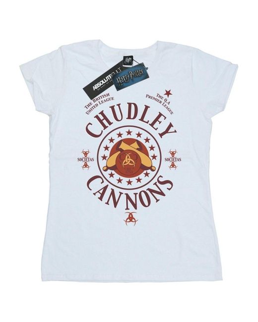 T-shirt Chudley Cannons Logo Harry Potter en coloris Blue