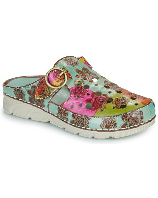 LAURA VITA Green Clogs Dorry