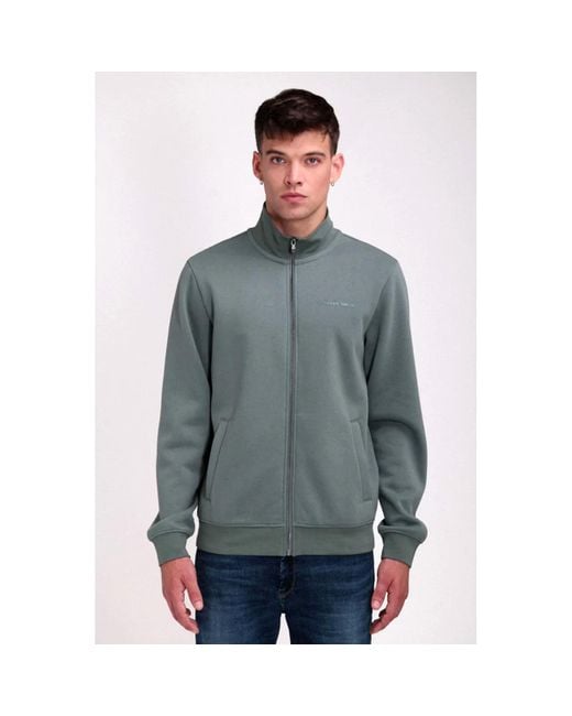 Sweat-shirt Sweat zippé col montant G-NARKUS ZIP Vintage Kaki Teddy Smith pour homme en coloris Gray