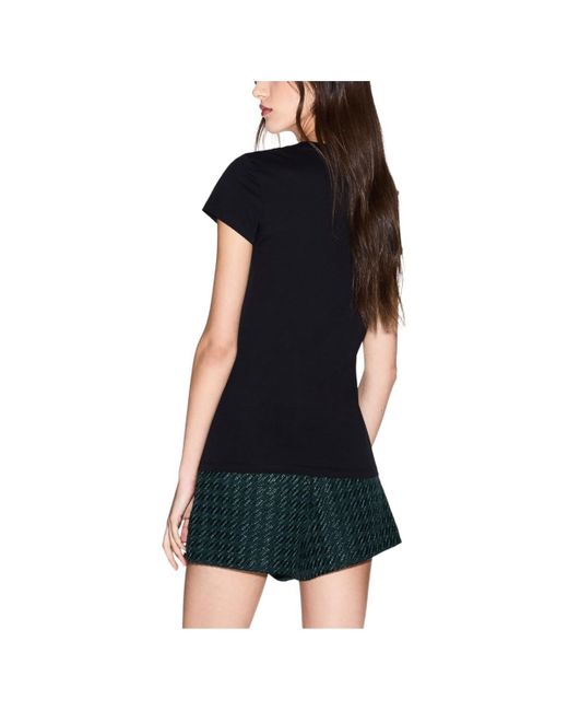 T-shirt XW001388 AF10356 EAX en coloris Black