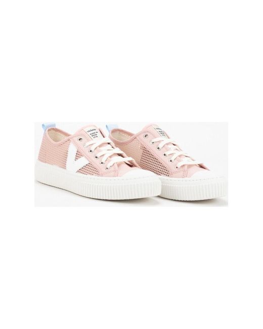 Baskets basses Zapatillas en color rosa para Victoria en coloris Pink
