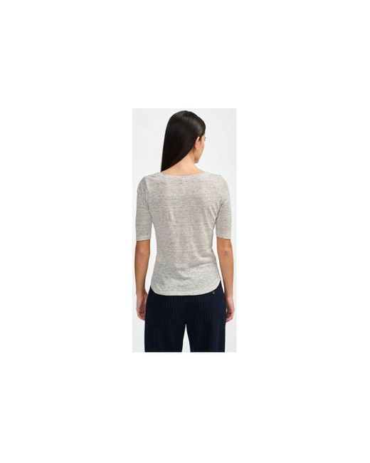 T-shirt Seas Tee Grey Bellerose en coloris White