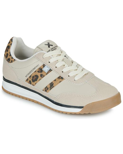 Baskets Basses 144587-Leopard Xti en coloris White