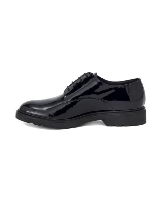 Derbies VITELLO NERO Momenti en coloris Black