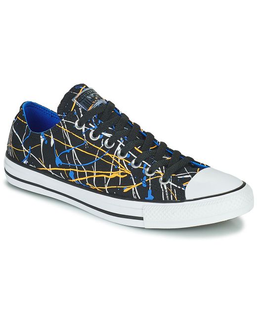 Converse Lage Sneakers Chuck Taylor All Star Archive Print - Paint Splatter  Ox in het Zwart voor heren - Bespaar 11% - Lyst