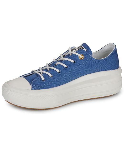 Baskets basses CHUCK TAYLOR ALL STAR MOVE PLATFORM Converse en coloris Blue