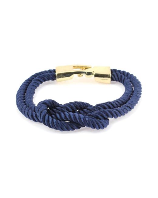 Bracelets Bracelet Noeud marin corde Clj Charles Le Jeune pour homme en coloris Blue