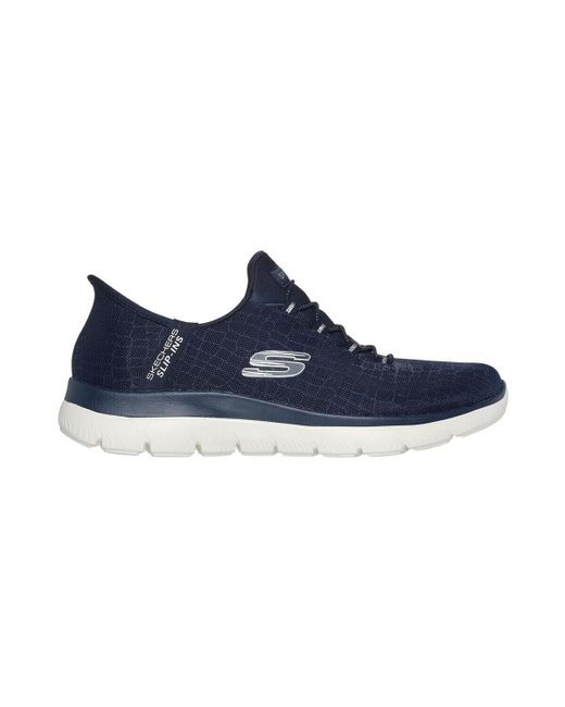 Baskets BASKETS SLIP-INS SUMMITS CLASSY NIGHT BLEU Skechers en coloris Blue