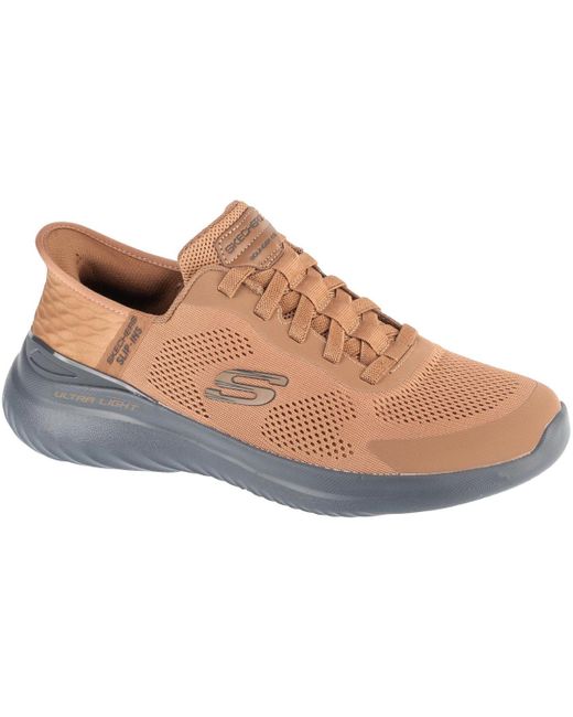 Skechers Lage Sneakers Slip-Ins: Bounder 2.0 in het Brown voor heren