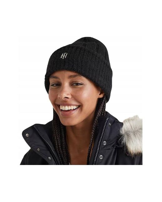 Bonnet Timeless Beanie Tommy Hilfiger en coloris Black