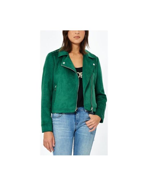 Veste - Perfecto en suédine - verte Kaporal en coloris Vert | Lyst