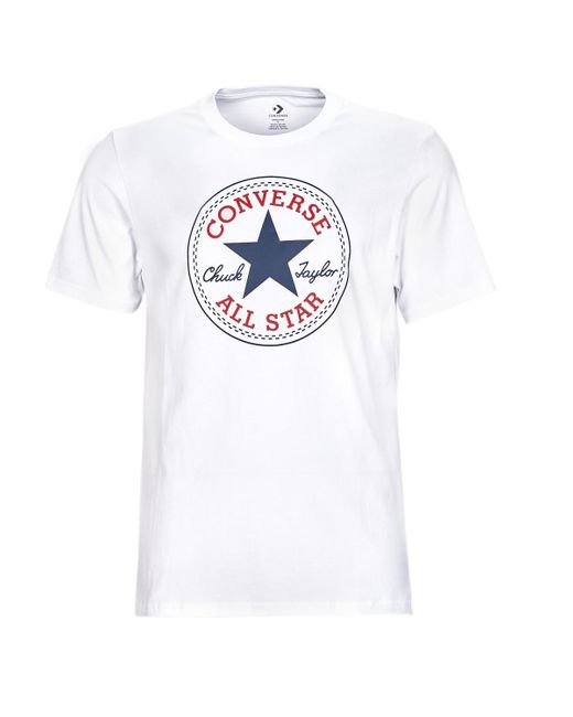 T-shirt GO-TO CHUCK TAYLOR CLASSIC PATCH TEE Converse en coloris White