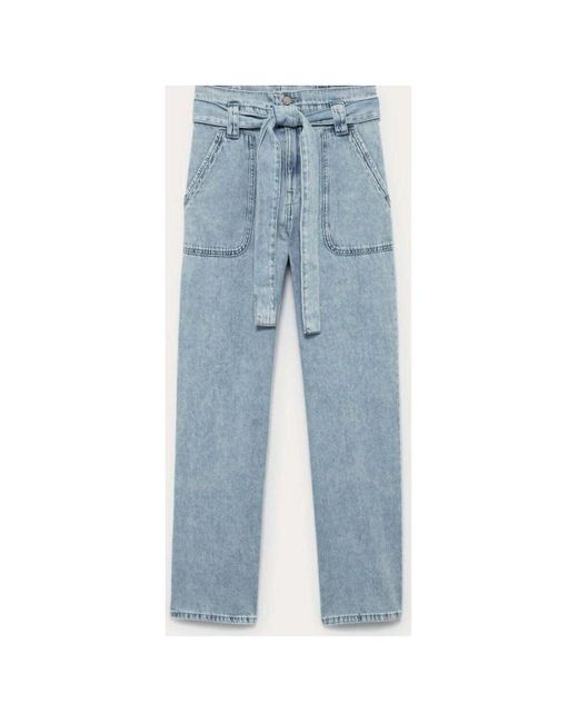 Jeans Jean taille haute Promod en coloris Blue