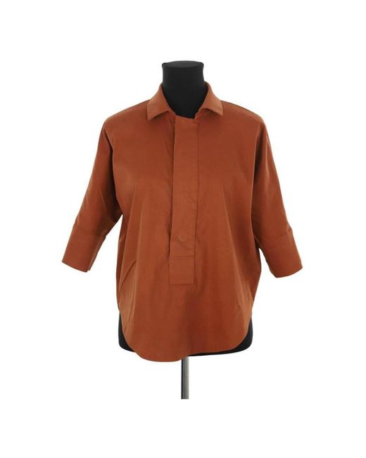 Blouses Top en coton marron Ba&sh en coloris Brown