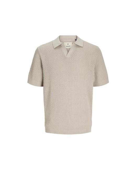 Polo 12284510-PUR Jack & Jones pour homme en coloris Natural