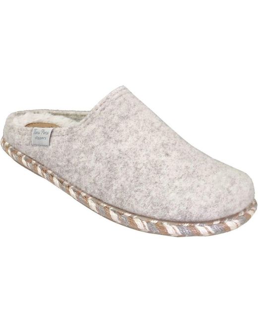 Chaussons Deli-fp Toni Pons en coloris White