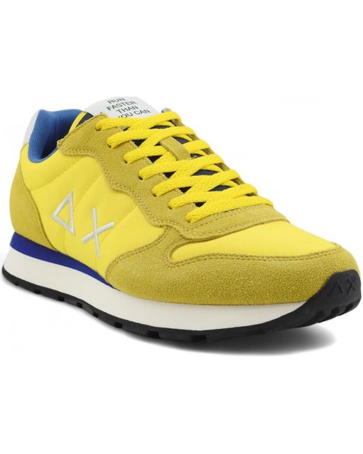 Chaussures Tom Solid Sneaker Uomo GIallo Z34101 Sun 68 pour homme en coloris Yellow