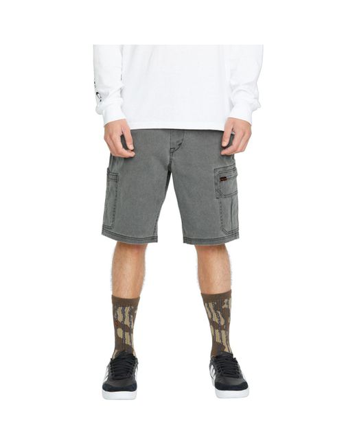 Short Pantalón Corto Gage Work Short 21 - Stealth Volcom pour homme en coloris Gray