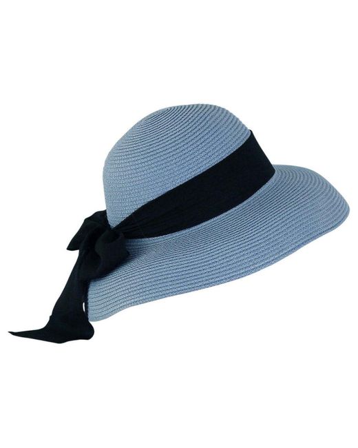 Chapeau Mini capeline MELITOPOL Chapeau-Tendance en coloris Blue
