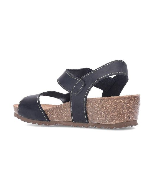 Sandales Compensées 5316A Negro Interbios en coloris Blue