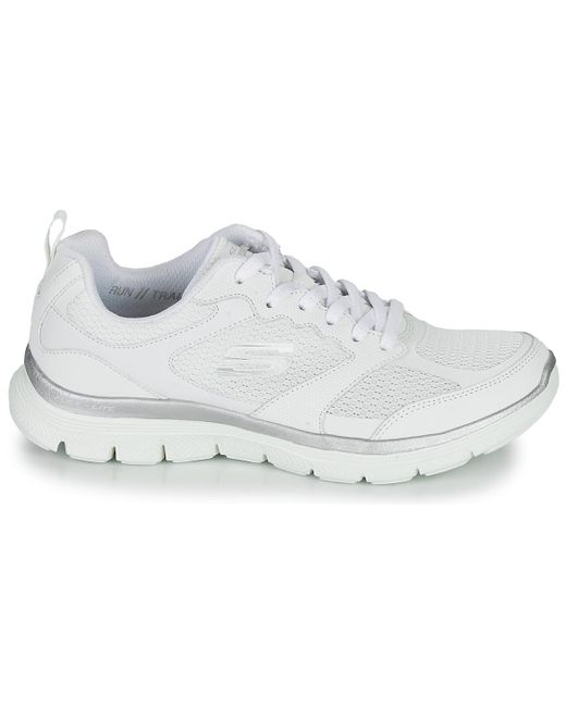Skechers Fitness Schoenen Flex Appeal 4.0 in het Wit - Bespaar 24% - Lyst