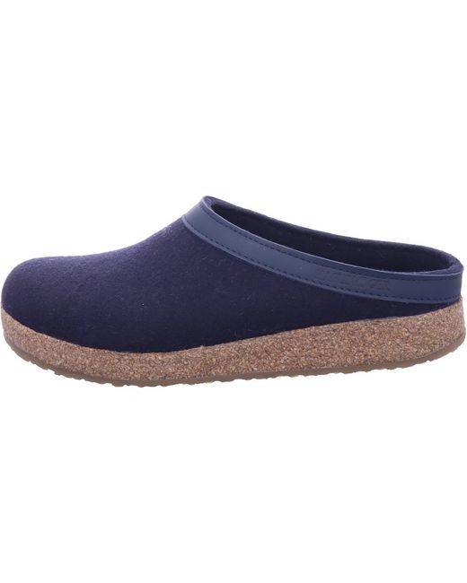 Chaussons Haflinger en coloris Blue