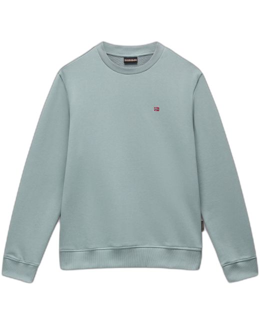 Napapijri Sweater Sweatshirt Col Rond Balis in het Blue voor heren