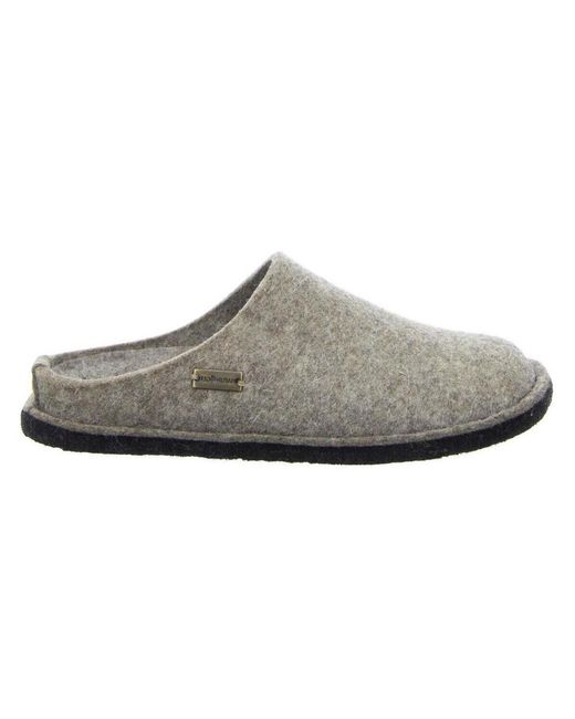 Chaussons Haflinger pour homme en coloris Gray