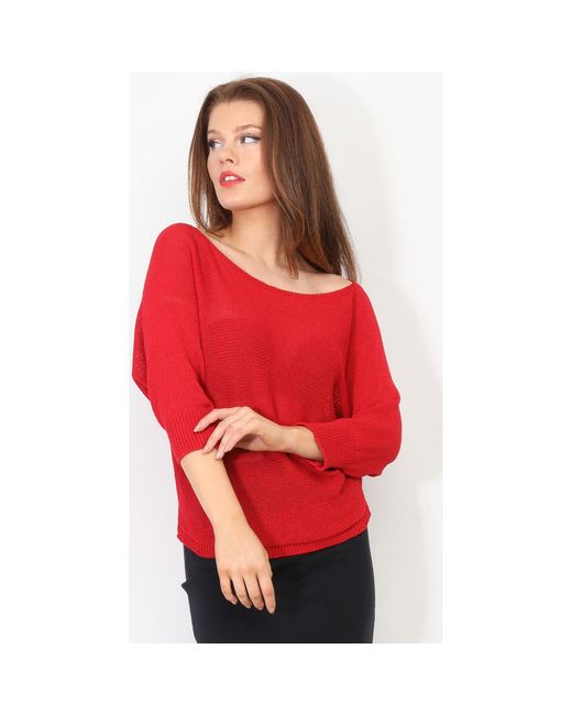 Pull Pulls Pour Femme La Modeuse en coloris Red
