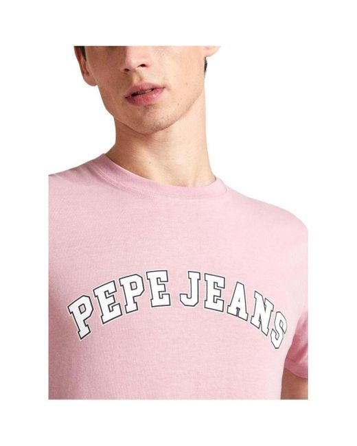 T-shirt Pepe Jeans pour homme en coloris Red