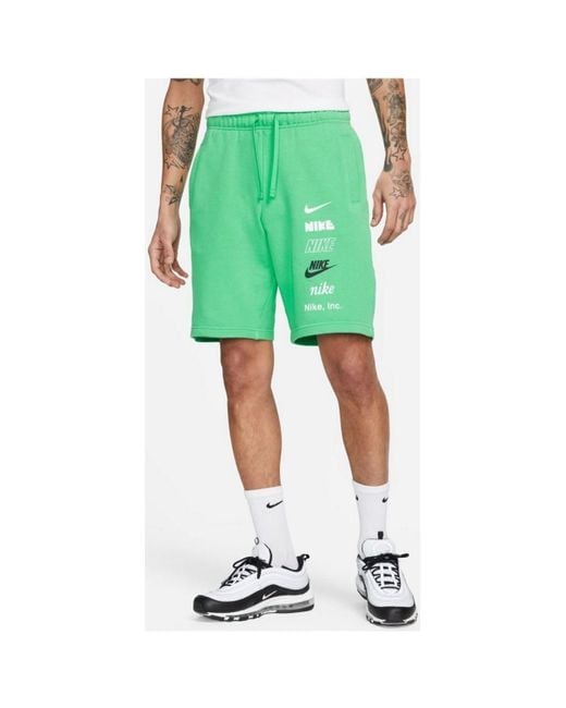 Short Nike pour homme en coloris Green