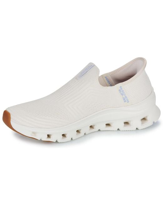 Skechers White Slip On Slip-Ins: Glide-Step Pro