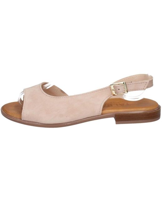 Sandales plates Talea en coloris Pink