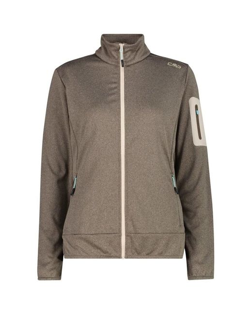 CMP Fleece Jack in het Brown