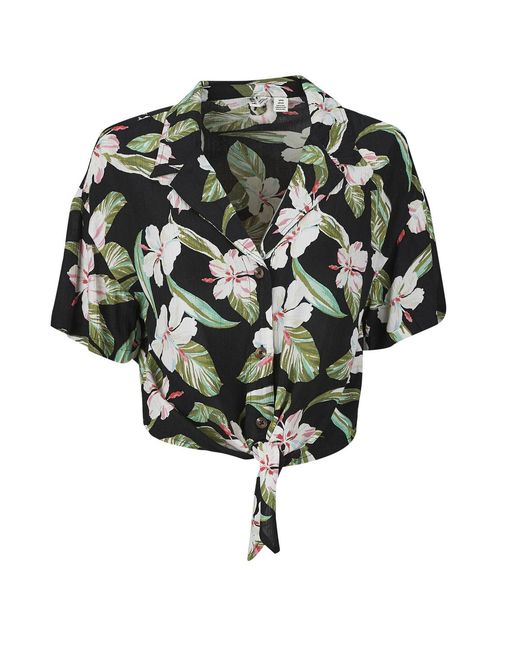 Roxy Blouse Salty Sweet Printed in het Green